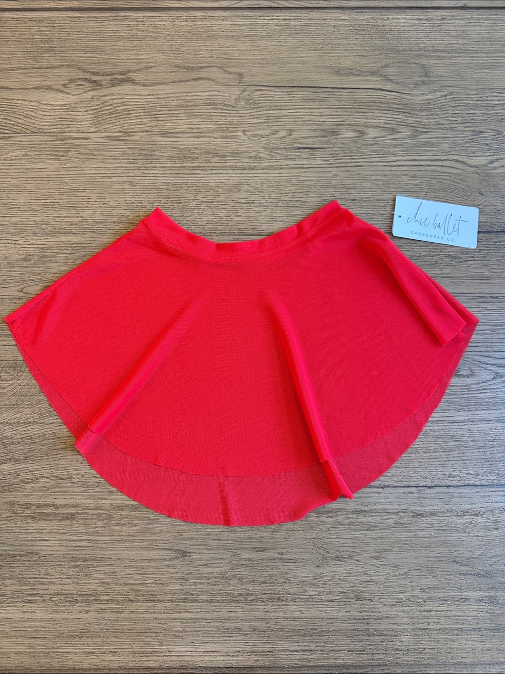 Girls' Red Dance Circle Skirt